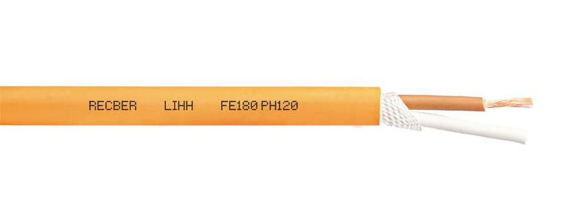 Reçber LIHH FE180 PH120 3x1 Yangına Dayanıklı Kablo Halogen Free 100 Metre